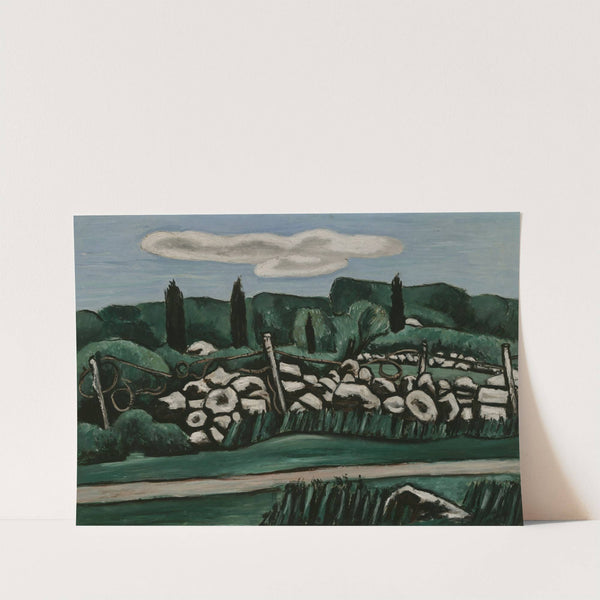 The Last Stone Walls, Dogtown (ca. 1936–37) by Marsden Hartley