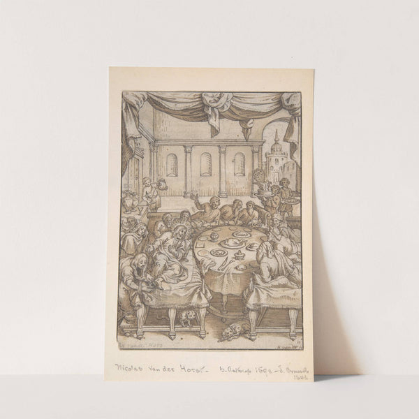 The Last Supper (early to mid-17th century) by Nicolaas van der Horst