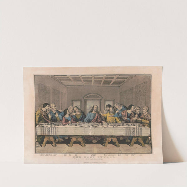 The last supper by Currier & Ives.