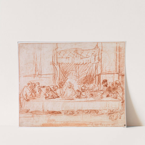 The Last Supper, after Leonardo da Vinci by Rembrandt van Rijn