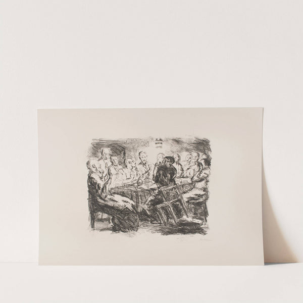 The Last Supper, plate 5 from the portfolio ‘Six Lithographs to the New Testament’ (1911) by Max Beckmann