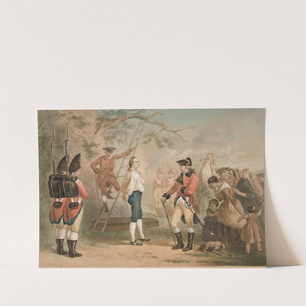 The Last Words of Nathan Hale; The Hanging (1858) by Felix Octavius Carr Darley