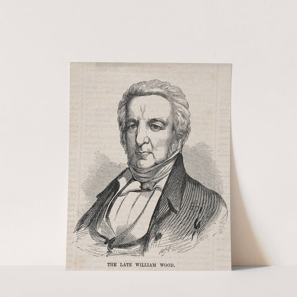 The Late William Wood (1857) by Winslow Homer