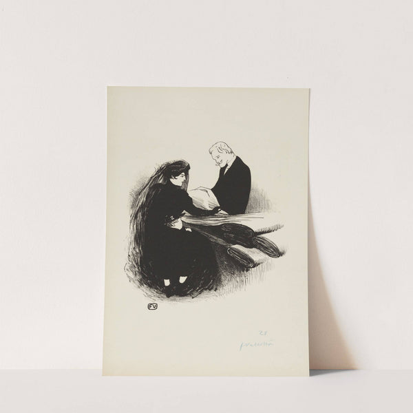 The Latest Fashion (1893) by Félix Vallotton