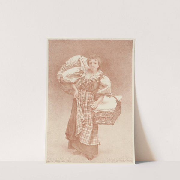 The Laundress (1897) by Camille Félix Bellanger