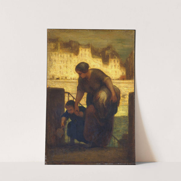 The Laundress (1863) by Honoré Daumier