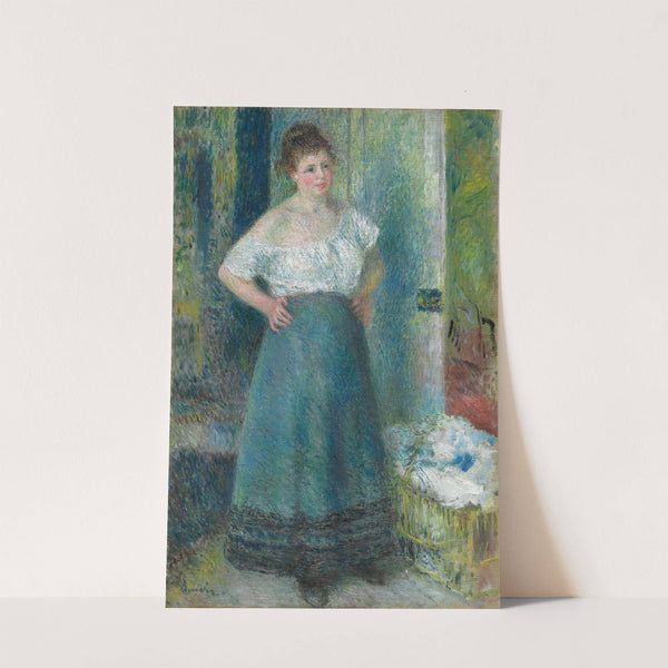 The Laundress by Pierre-Auguste Renoir