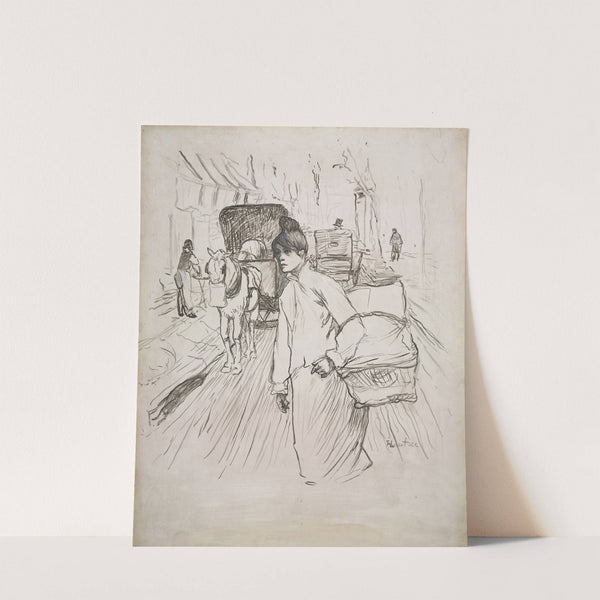 The Laundress (1888) by Henri de Toulouse-Lautrec