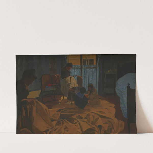 The Laundress, Blue Room (1900) by Félix Vallotton