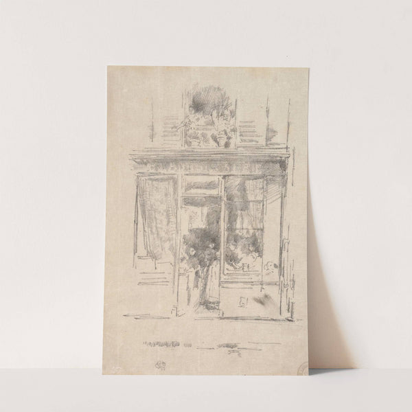 The Laundress; La Blanchisseuse de la place Dauphine (1894) by James Abbott McNeill Whistler