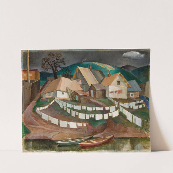 The laundresses’ homes (1930) by Michał Rouba