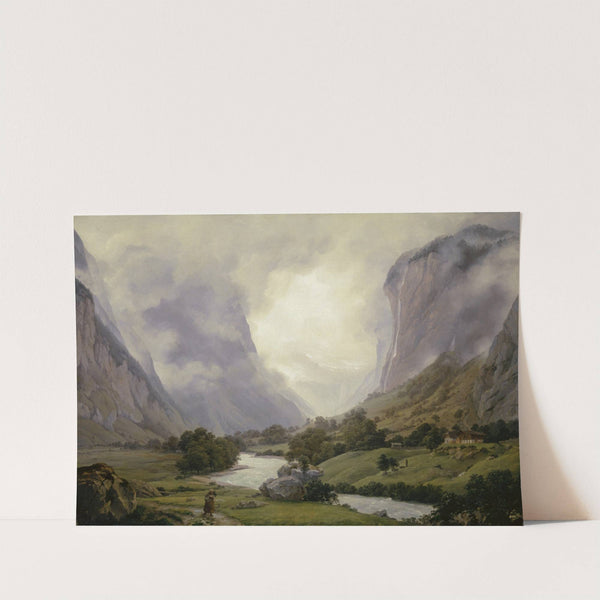 The Lauterbrunnen by Johann Heinrich Schilbach