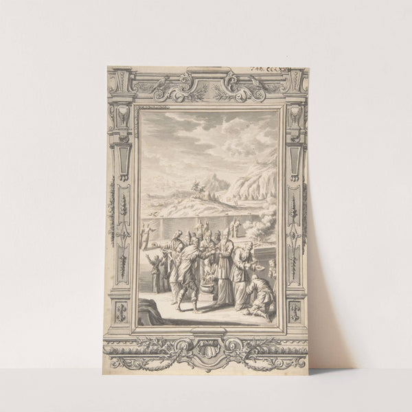 ‘The law of the leper in the day of his cleansing’ (ca. 1730) by Johann Melchior Füssli