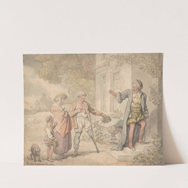 The lean & slippered pantaloon by Thomas Rowlandson