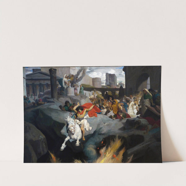 The Leap of Marcus Curtius (1850-1855) by Jean-Léon Gérôme