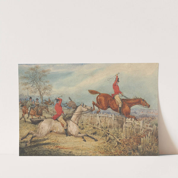 The Leap; ‘That Will Shut Out Many, and Make the Thing Select’ by Henry Thomas Alken