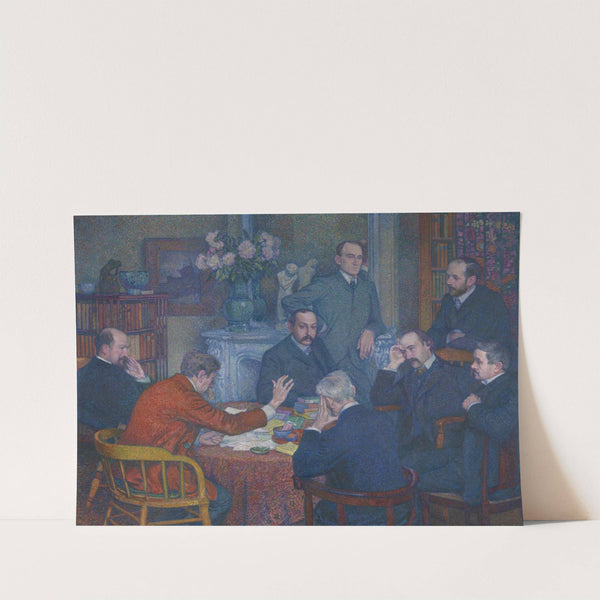 The Lecture by Emile Verhaeren by Theo van Rysselberghe