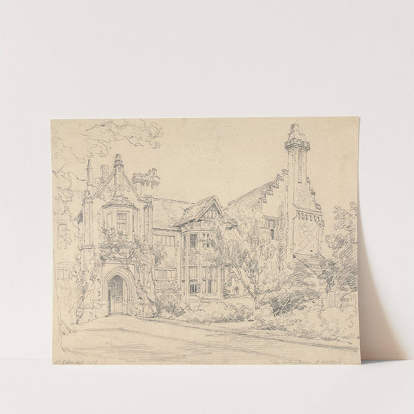 The Lecture House, Watford by Henry Edridge