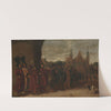 The Legation from the Tsar of Muscovy on its Way to a Meeting of the States-General in The Hague by Sybrand van Beest