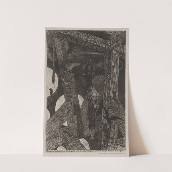 The Legend and Adventures of Ulenspiefel and Lamme Goedzak; The Hanged Man (1867) by Félicien Rops