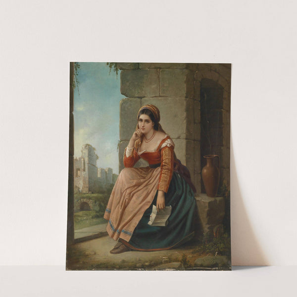 The Letter (1873) by Augusto Tominz