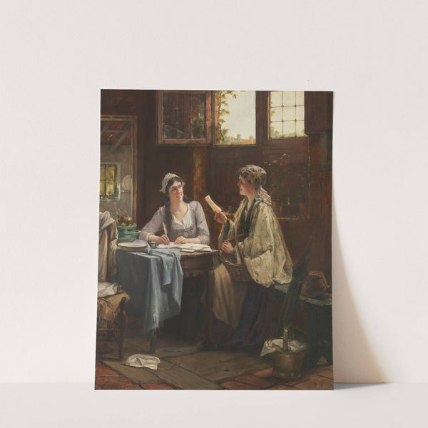 The letter by Edward Antoon Portielje