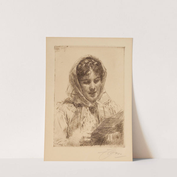 The Letter (1913) by Anders Zorn