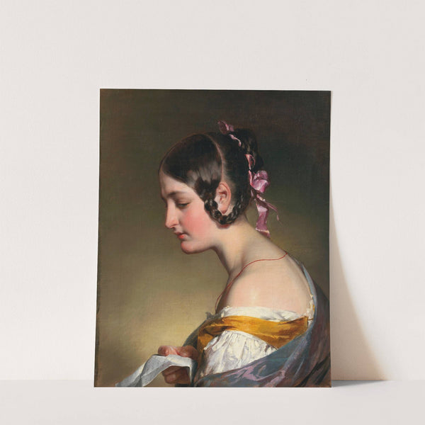 The Letter (1837) by Friedrich von Amerling