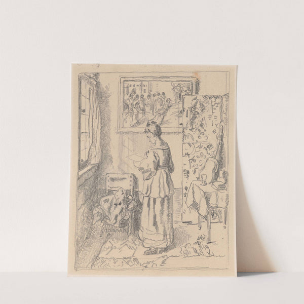 The Letter by Henri de Braekeleer