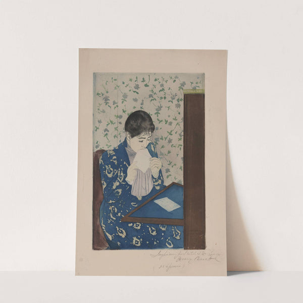 The letter (1891) by Mary Cassatt