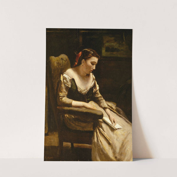 The Letter by Jean-Baptiste-Camille Corot