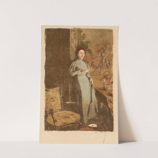 The Letter (La Lettre) (1894) by Alexandre Lunois