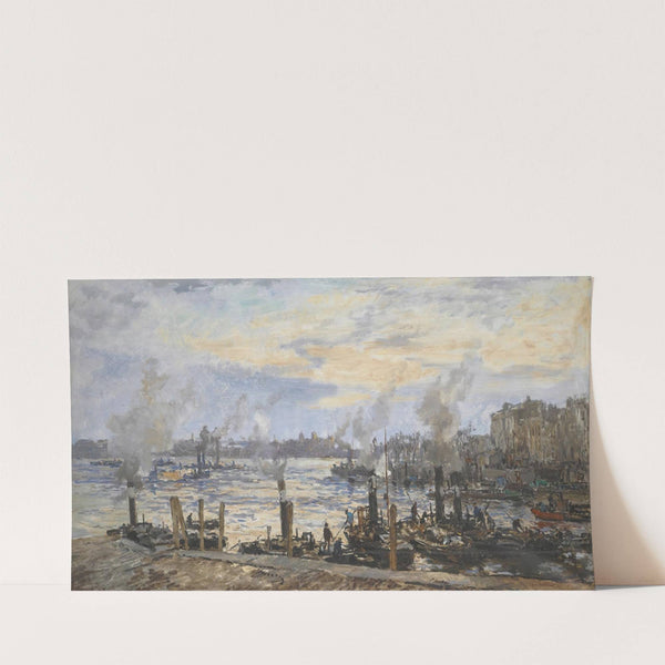 The Leuvehaven, in the Port of Rotterdam (1927) by Johan Hendrik Van Mastenbroek