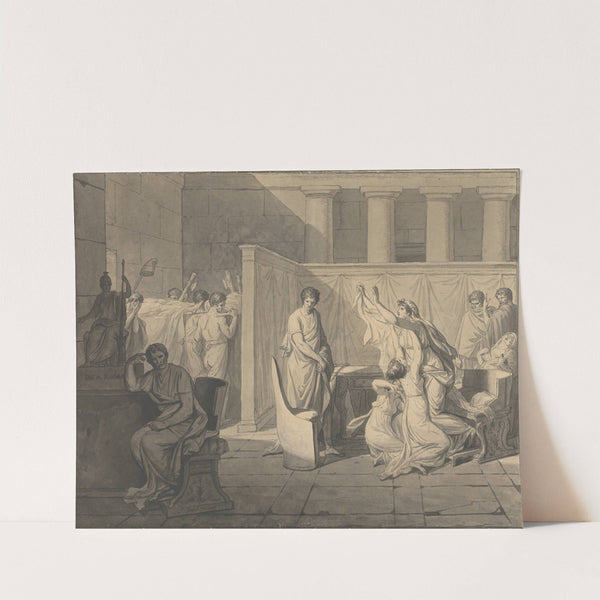 The Lictors Bringing Brutus the Bodies of His Sons (1787) by Jacques Louis David