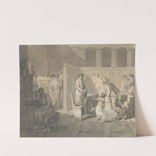 The Lictors Bringing Brutus the Bodies of his Sons by Jacques Louis David