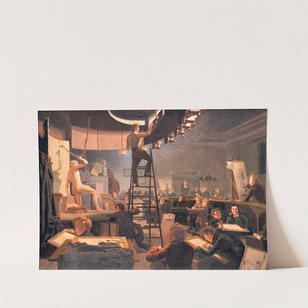 The Life Class at the Royal Academy of Fine Arts by Wilhelm Bendz