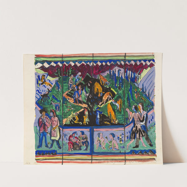 The Life (Hagemann Design) (1927) by Ernst Ludwig Kirchner