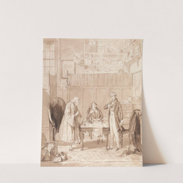 The Life of a Nobleman: Scene the Sixth - The Usurer by Henry Dawe