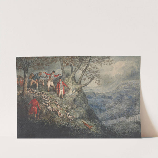 The Life of a Sportsman; ‘A Night Scene with Sir Thomas Mostyn’ (1842) by Henry Thomas Alken