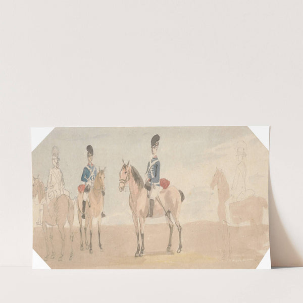 The Light Dragoons by Paul Sandby