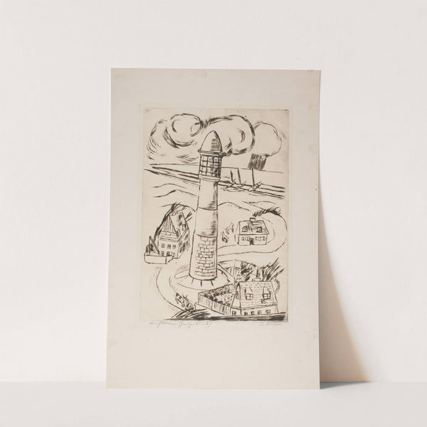 The Lighthouse (1922) by Max Beckmann