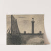 The Lighthouse at Honfleur (1886) by Georges Seurat