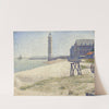 The Lighthouse at Honfleur (1886) by Georges Seurat