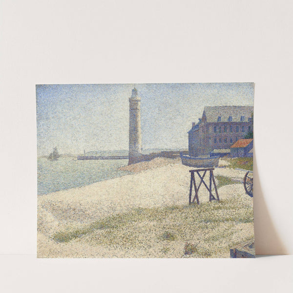 The Lighthouse at Honfleur (1886) by Georges Seurat