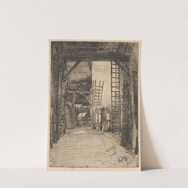 The Lime Burner (1859) by James Abbott McNeill Whistler