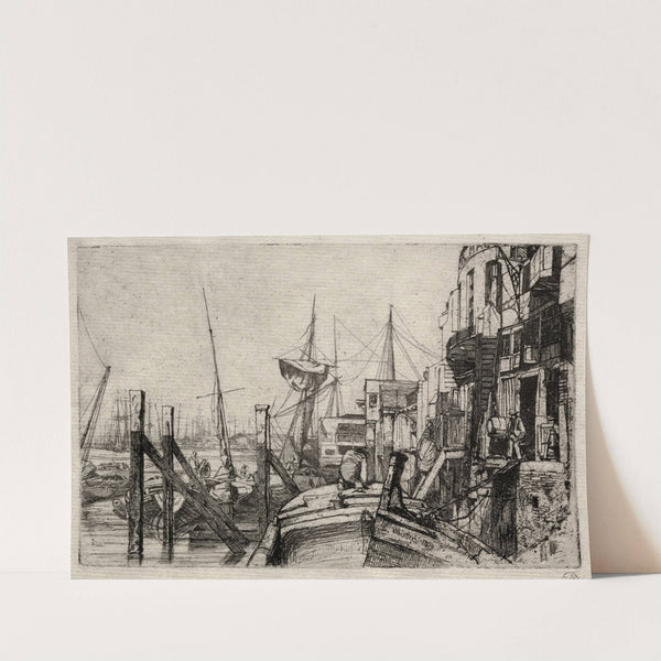 The Limehouse (1871) by James Abbott McNeill Whistler