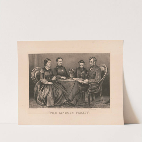 The Lincoln Family (1867) by Currier & Ives.