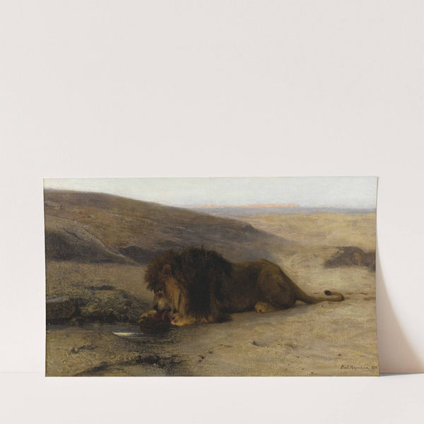 The Lion (1870) by Paul Friedrich Meyerheim