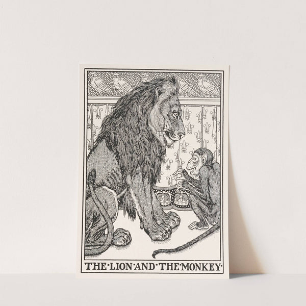 The Lion and the Monkey (1900) by Percy J. Billinghurst
