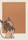 The lion becomes the king of beasts